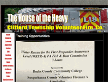 Tablet Screenshot of cliffordfire.com